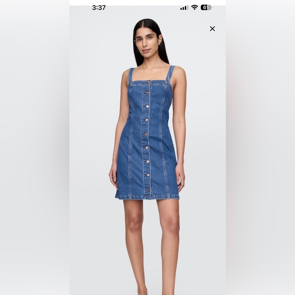 Gap Denim Blue Women's Dress NWT size Large